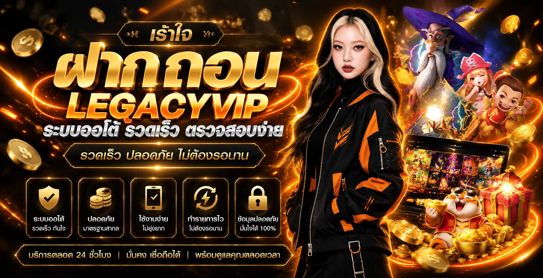 LEGACYVIP ทางเข้าเว็บตรง สล็อตออนไลน์ คาสิโนครบในที่เดียว